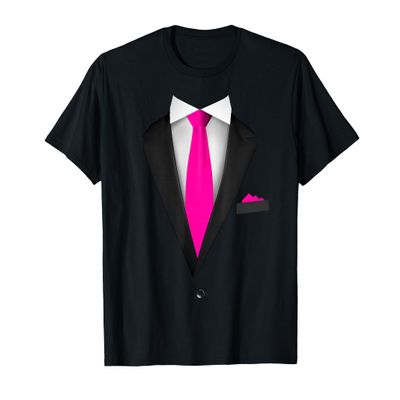 Tuxedo Fun Wedding Tie T-Shirt