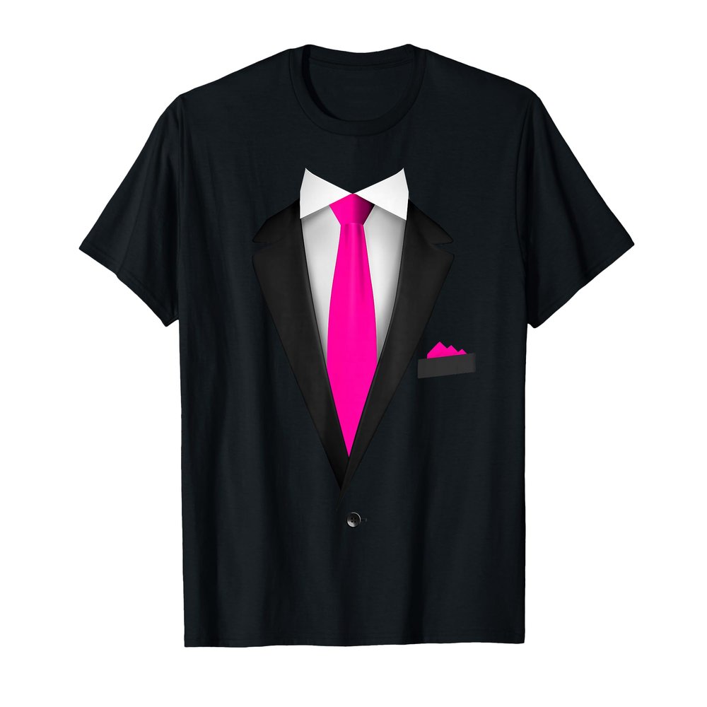 Tuxedo Fun Wedding Tie T-Shirt