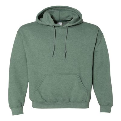 Gildan Men's Fleece Hooded -Sweatshirt, Style G18500, XX-Large, Heather Green