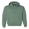 Gildan Men's Fleece Hooded -Sweatshirt, Style G18500, XX-Large, Heather Green view 1