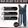 4 Time All American Sublimated Wrestling Singlet  Stitched & Durable Mens Singlet  Singlet for Wrestling, MMA & Powerlifting Wrestling Singlet Youth Boys (Police, XS 71-90 lbs.) view 2