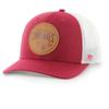 47 Men's Cardinal Arizona Cardinals Leather Head Flex Hat view 1