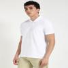 Calvin Klein Men's Tech Zip Polo Brilliant White view 3