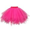 Tutus for Women 3 Layered Adult Tutu Skirts for Women Halloween Tutu for Women Tutu Skirt 80s Tutu Womens Tulle Skirt Hot Pink view 1
