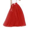 Womens Tutu Skirt Long Ballet Tutu Tulle Princess Elastic Dance Skirts Trendy Adult Costume Bottoms for Halloween Cosplay view 1