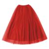 Womens Tutu Skirt Long Ballet Tutu Tulle Princess Elastic Dance Skirts Trendy Adult Costume Bottoms for Halloween Cosplay view 2