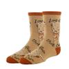 ooohyeah Kids Funny Saying Novelty Crazy Crew Socks, Silly Dress Socks for Boys & Girls, Hair Don't Care view 1