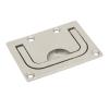 aqxreight Marine Flush Lifting Handle Stainless Steel Rectangular Grip for Boat Deck Hatches and Trap Door view 4