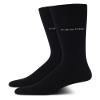 Calvin Klein Mens Dress Socks - 2 Pack Lightweight Stretch Soft Work Crew Socks for Men for Casual Business & Formal Wear, Size 7-12, Black view 1