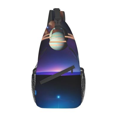Cosmic Saturn Backpacks, Men'S And Women'S Chest Bags, Crossbody Bags, Hiking Fashion Shoulder Bags Outdoor Sports