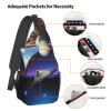 Cosmic Saturn Backpacks, Men'S And Women'S Chest Bags, Crossbody Bags, Hiking Fashion Shoulder Bags Outdoor Sports view 3