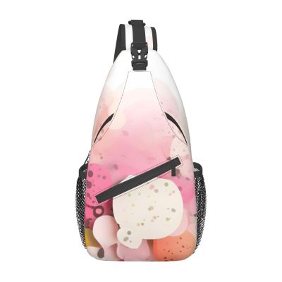 Color Fragment Paper Backpacks, Men'S And Women'S Chest Bags, Crossbody Bags, Hiking Fashion Shoulder Bags Outdoor Sports