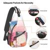 Color Fragment Paper Backpacks, Men'S And Women'S Chest Bags, Crossbody Bags, Hiking Fashion Shoulder Bags Outdoor Sports view 3