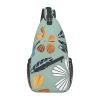 Light Coloured Floral Backpacks, Men'S And Women'S Chest Bags, Crossbody Bags, Hiking Fashion Shoulder Bags Outdoor Sports view 1