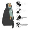 Light Coloured Floral Backpacks, Men'S And Women'S Chest Bags, Crossbody Bags, Hiking Fashion Shoulder Bags Outdoor Sports view 4