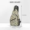 Labyrinth Treasure Map Backpacks, Men'S And Women'S Chest Bags, Crossbody Bags, Hiking Fashion Shoulder Bags Outdoor Sports view 3