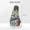 White Tropical Fish Backpacks, Men'S And Women'S Chest Bags, Crossbody Bags, Hiking Fashion Shoulder Bags Outdoor Sports view 2