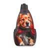 Gentleman-Like Dog Backpacks, Men'S And Women'S Chest Bags, Crossbody Bags, Hiking Fashion Shoulder Bags Outdoor Sports view 1
