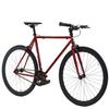 Golden Cycles Fixed Gear Single Speed Bike - Perfect Urban Commuter Bicycle with Front and Rear Brakes - Ideal for Teens and Adults - The Bike Comes in Different Sizes (41cm, Redrum) view 1