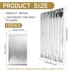 Macarrie 130 Pieces Emergency Blanket Bulk - Survival Thermal Silver Foil Reflective Blankets Set Pack for Outdoors Shelter Space, Camping, Hiking, First Aid Supplies, Homeless Donations view 2