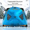 ASSYA Outdoor Winter Camping Insulated Ice Fishing Tent Ice Fishing Shelter Five-Layer Fabric Excellent Insulation with Ice Fishing Pad,Silver,C view 4