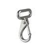 ihreesy 4 Pieces Stainless Steel Carabiner Hook,Spring Clip Carabiner Hook Universal Carabiner Clip Spring-Snap Hook for Lanyard Buckle Backpack view 3