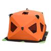 ASSYA Insulated Ice Fishing Tent Winter Fishing Tent Ice Fishing Camping Thickened Material, Cold and Warm, Windproof and Snowproof,Orange,B view 1