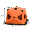 ASSYA Insulated Ice Fishing Tent Winter Fishing Tent Ice Fishing Camping Thickened Material, Cold and Warm, Windproof and Snowproof,Orange,B view 2