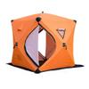 ASSYA Ice Fishing Shelter Camping Gear Outdoor Winter Camping Triple-Padded Extended Hem for Enhanced Warmth Suitable for 2-3 People,Orange view 1