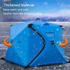ASSYA Ice Fishing Shelter Camping Gear Outdoor Winter Camping Triple-Padded Extended Hem for Enhanced Warmth Suitable for 2-3 People,Orange view 3