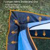 ASSYA Ice Fishing Shelter Camping Gear Outdoor Winter Camping Triple-Padded Extended Hem for Enhanced Warmth Suitable for 2-3 People,Orange view 4