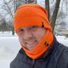 Adult Fleece Neck Gaiter Hunter Orange** view 4