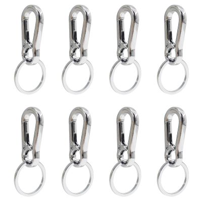 4 PCS Metal Keychain Carabiner,SAFYY Quick Release Carabiner Clip,Keyring Chain Holder,Clip for Keys on Pants