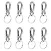 4 PCS Metal Keychain Carabiner,SAFYY Quick Release Carabiner Clip,Keyring Chain Holder,Clip for Keys on Pants view 1