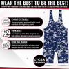 4 Time All American Sublimated Wrestling Singlet  Stitched & Durable Mens Singlet  Singlet for Wrestling, MMA & Powerlifting Wrestling Singlet Youth Boys (Camo Blue, L 156-190 lbs.) view 3