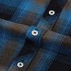 Alimens & Gentle Men's Button Down Regular Fit Long Sleeve Plaid Flannel Casual Shirts view 4