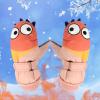 Girls Mittens Winter Cartoon Water Boys Toddler For Kids Baby Gloves Snow Mittens Gloves Warm Snow (Pink, One Size) view 3