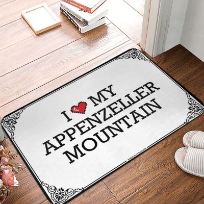 Abipuir Welcome Mats Outdoor Funny I Love My Appenzeller Mountain Doormat Bedroom Stuff Bedroom Stuff (Color : Colour, Size : 50X80CM)