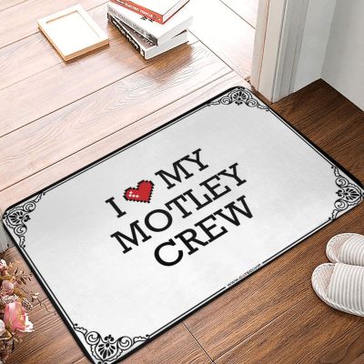 Abipuir Welcome Mats Outdoor Funny I Love My Motley Crew Doormat Bedroom Stuff Bedroom Stuff (Color : Colour, Size : 65X90CM)