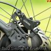 DYISLAND LD-200 2-Pistons Hydraulic Disc Brake Set for ebike,2-PIN Power-Off Electric Bike Hydraulic Brake kitHydraulic Brake Kits with mounting Tools and Screws (Black-Rear1850mm-Single Set) view 2