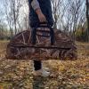 FENJANER Archery Compound Bow Case Soft Bow Bag with Arrow Quiver Light-Weight Bow Carry Bag with Adjustable Shoulder Strap & Backpack Straps for Adults Hunting and Target Practice (45", Camo) view 2