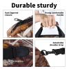 FENJANER Archery Compound Bow Case Soft Bow Bag with Arrow Quiver Light-Weight Bow Carry Bag with Adjustable Shoulder Strap & Backpack Straps for Adults Hunting and Target Practice (45", Camo) view 4
