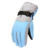 Kids Boys Winter Mittens Gloves Windproof Outdoor Sports Snow Skiing Gloves Toddler Girls Snow Mittens (Light Blue, L) view 1