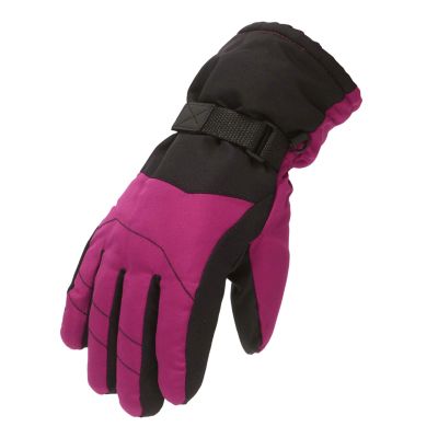 Kids Boys Winter Mittens Gloves Windproof Outdoor Sports Snow Skiing Gloves Toddler Girls Snow Mittens (Hot Pink, L)