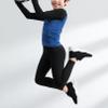 Fldy Youth Boy Base Layer Long Sleeve Compression Shirts and Leggings Pants Thermal Underwear Set Running Pants Tights Blue 5-6 Years view 3