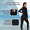 OMGear Diving Wetsuit for Women 3mm Neoprene Wetsuit Female Fullsuit Long Sleeve Snorkel Suit Scuba Dive Suits Swimwear(Womenblack16,L) view 4