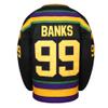 EETUG Mighty Ducks Jersey #96 Charlie Conway #99 Adam Banks #33 Greg Goldberg #66 Gordon Bombay Movie Hockey Jersey White Green (99 Black,3X-Large) view 4