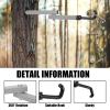 Maxcheck 4 Pack Tree Stand Bow Hanger Hooks for Hunting Folding Bow Holder Archery Shooting Gear Accessories Outdoors Sports Supplies (Gray, 13 Inch) view 3