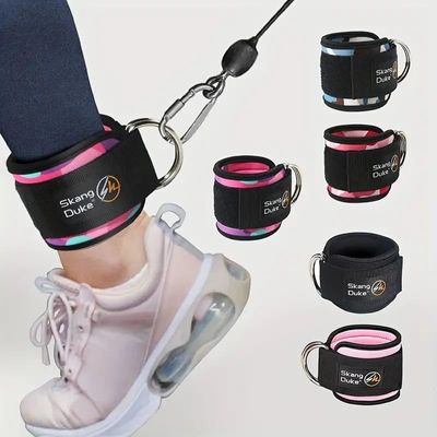 2pc Ankle Straps for Cable Machine (Pair) (Camouflage Powder)