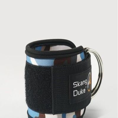 Ankle Straps for Cable Machine (Pair) (Camouflage Blue)